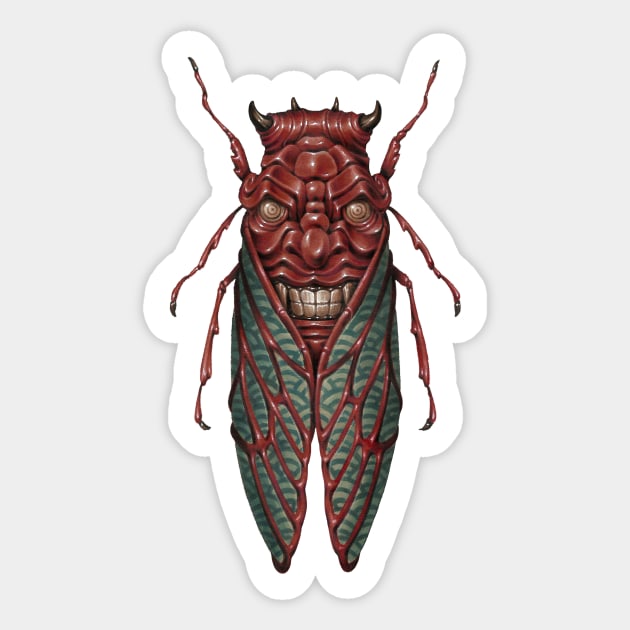 Cicada Sticker by lifo_art